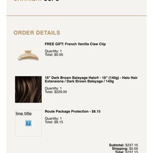 Luxy Dark Brown Balayage Halo Hair Extensions - 16"